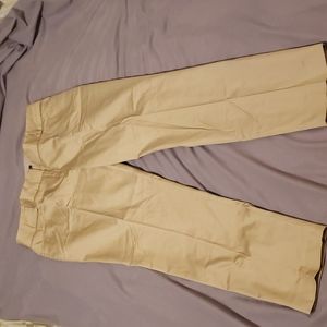 Limited sz 12 nwt drew fit pencil pant ankle length tan sateen cotton